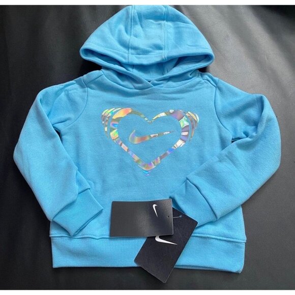 NWT Nike Metallic Hoodie & Leggings Set Girls Size 2T - Picture 3 of 3